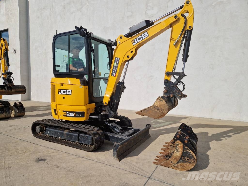 JCB 25 Z-1 jak WACKER CAT KUBOTA RZ147 소형 굴삭기 7톤 미만
