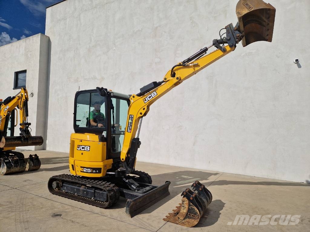 JCB 25 Z-1 jak WACKER CAT KUBOTA RZ147 소형 굴삭기 7톤 미만