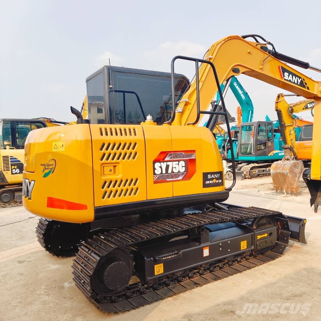 Sany SY75C Escavadoras Midi 7t - 12t