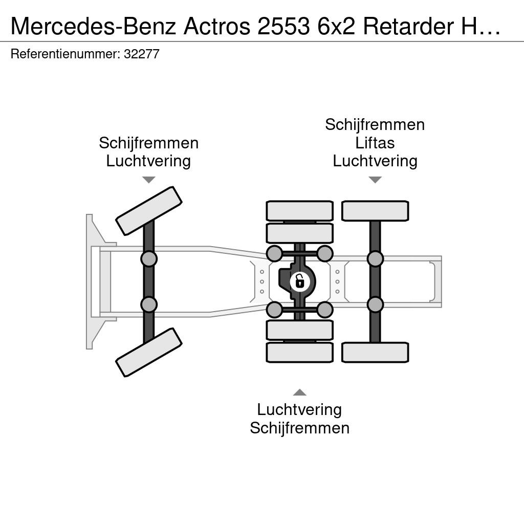 Mercedes-Benz Actros 2553 6x2 Retarder Hydraulic Euro 6 Trekkers