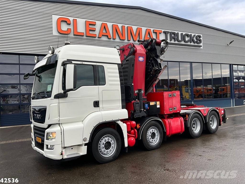 MAN TGS 35.500 8x4 HMF 95 Tonmeter laadkraan bj. 2019! Влекачи