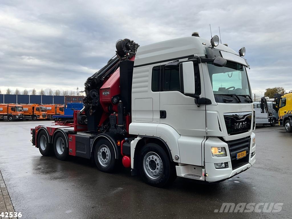 MAN TGS 35.500 8x4 HMF 95 Tonmeter laadkraan bj. 2019! Влекачи