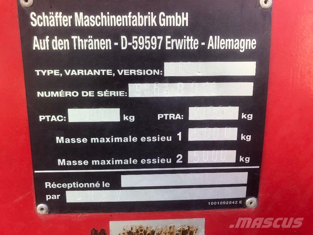 Schäffer T8620 Põllumajanduslikud teleskoopkäitlejad