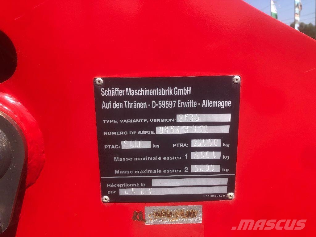 Schäffer T8620 Põllumajanduslikud teleskoopkäitlejad