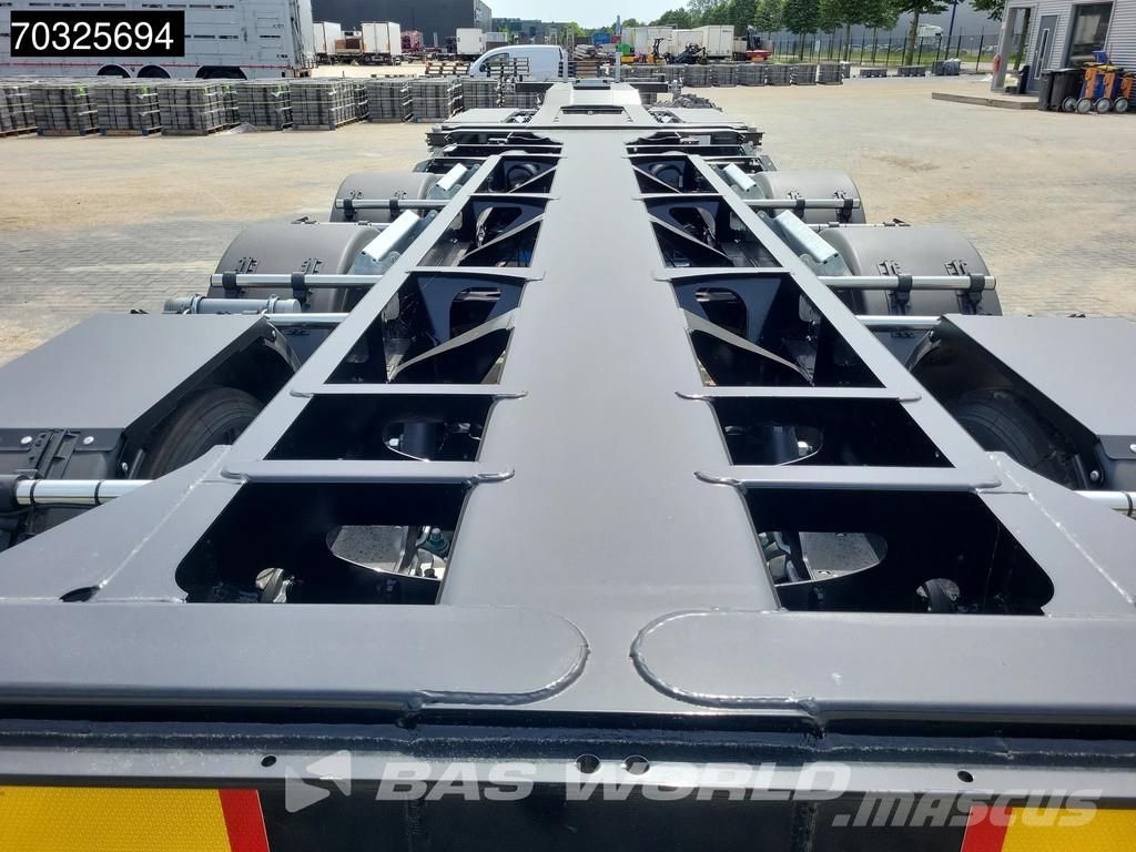 D-tec CT-521-S NEW Breker-chassis 2x 20ft. 1x 30ft. 1x40 Semirremolques portacontenedores
