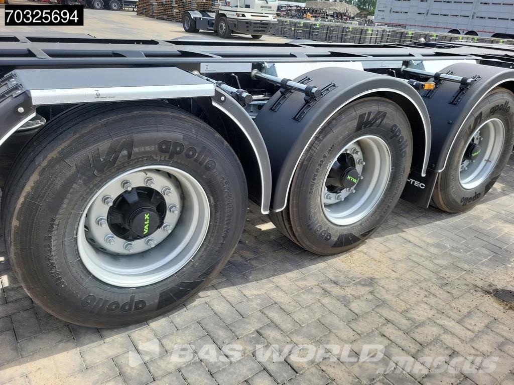 D-tec CT-521-S NEW Breker-chassis 2x 20ft. 1x 30ft. 1x40 Semirremolques portacontenedores