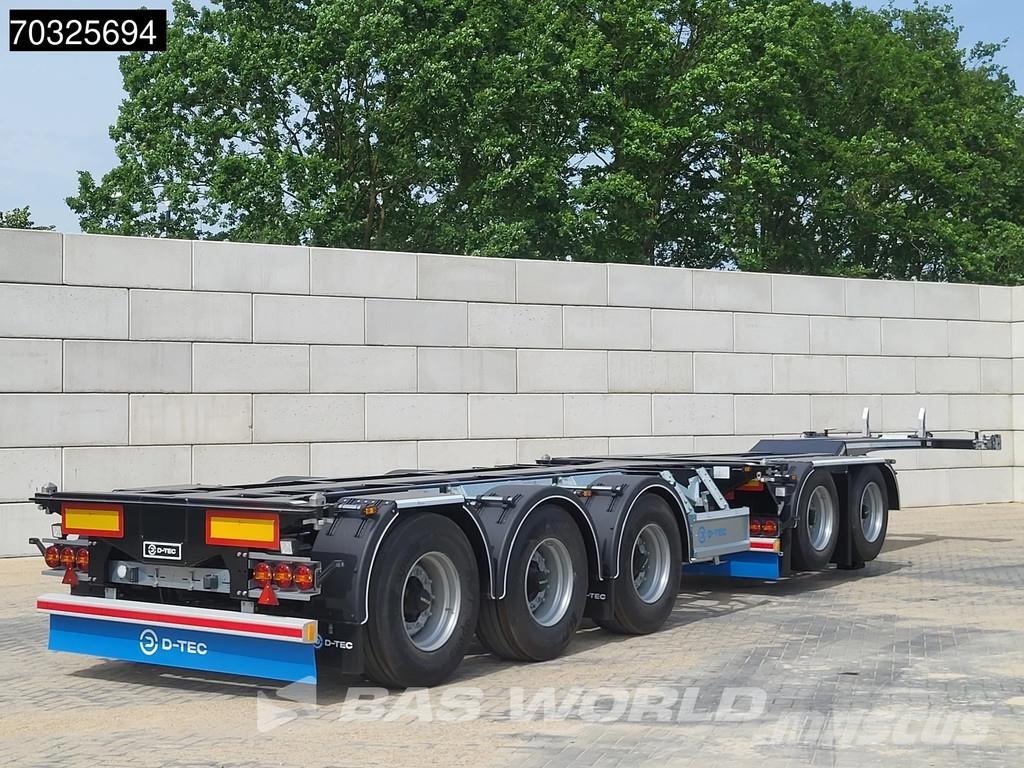 D-tec CT-521-S NEW Breker-chassis 2x 20ft. 1x 30ft. 1x40 Semirremolques portacontenedores