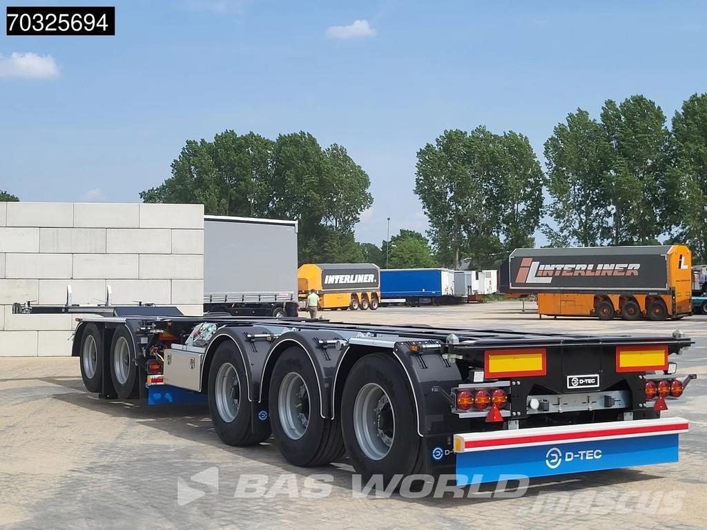 D-tec CT-521-S NEW Breker-chassis 2x 20ft. 1x 30ft. 1x40 Semirremolques portacontenedores