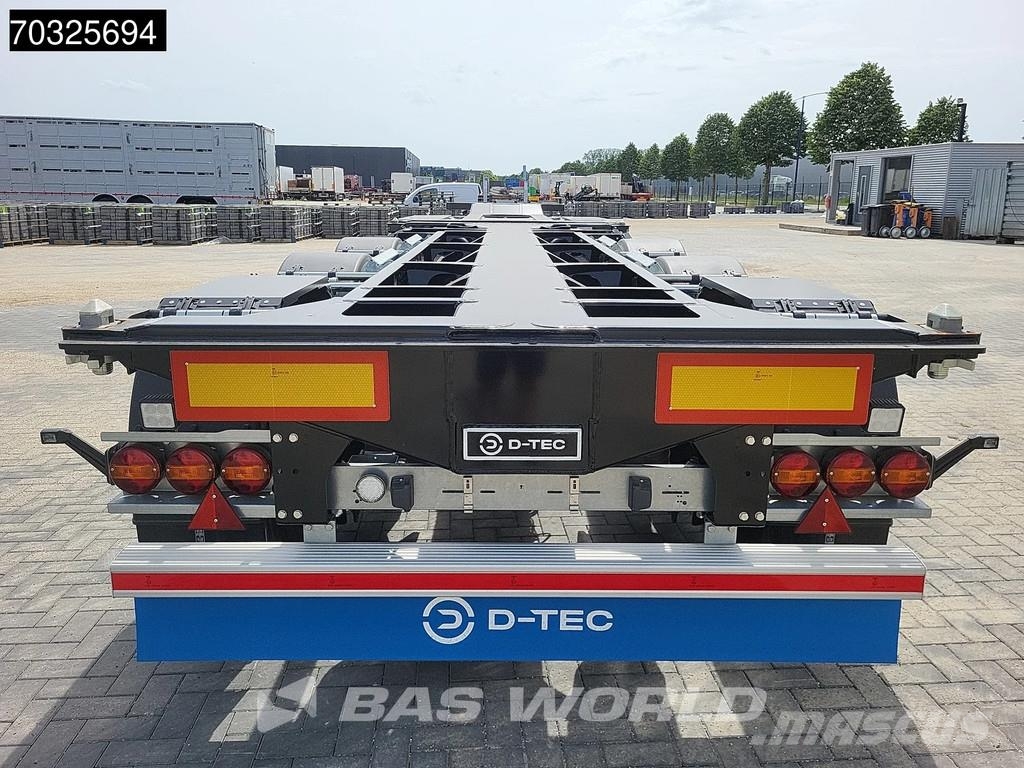 D-tec CT-521-S NEW Breker-chassis 2x 20ft. 1x 30ft. 1x40 Semirremolques portacontenedores