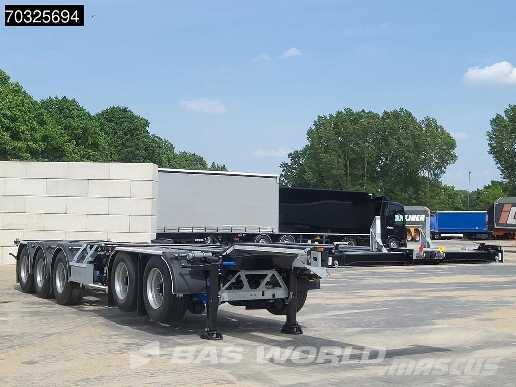 D-tec CT-521-S NEW Breker-chassis 2x 20ft. 1x 30ft. 1x40 Semirremolques portacontenedores