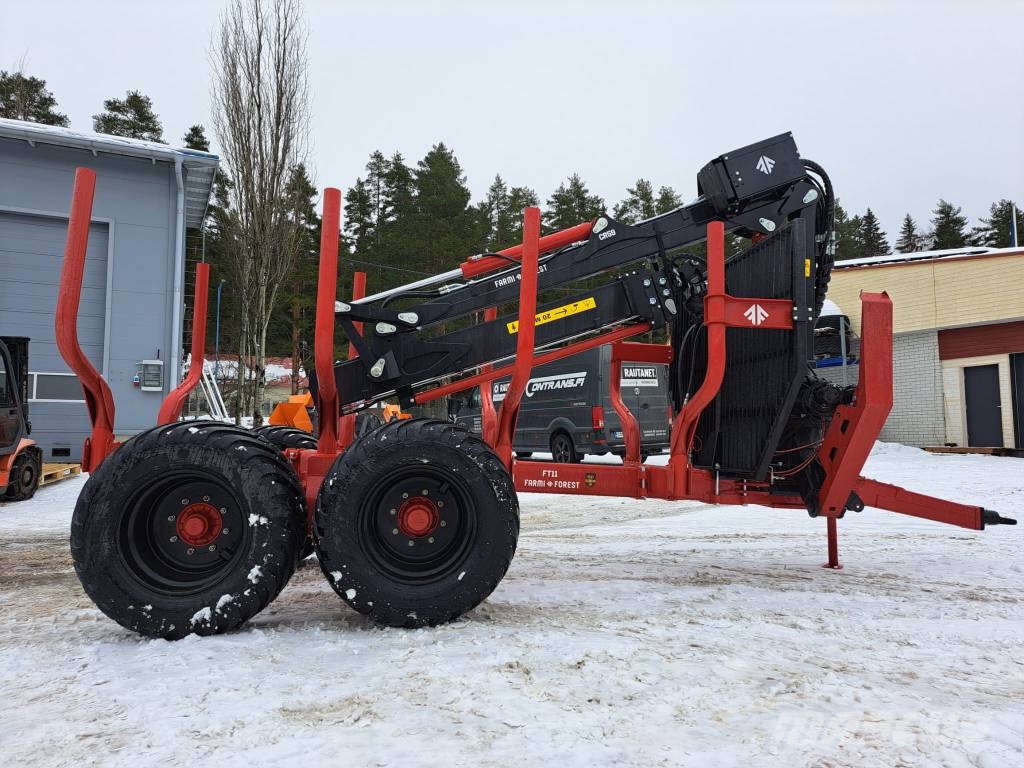 Farmi Forest FT11 ja CR59 metsäpaketti Reboques Florestais