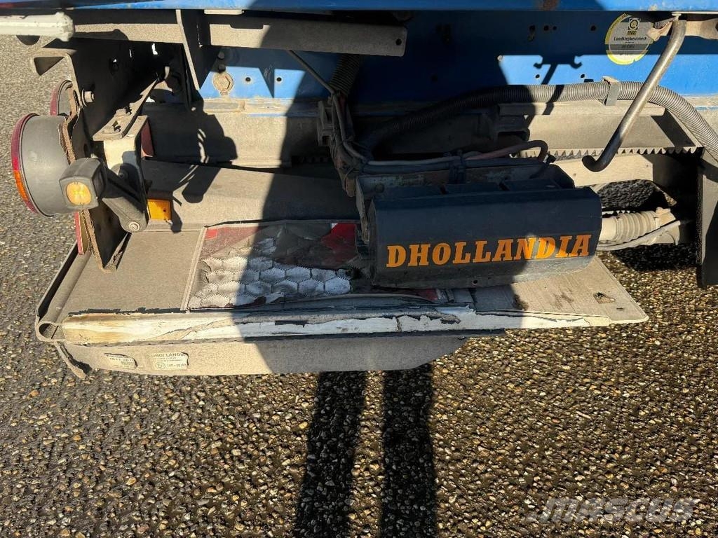 Krone SD 3 AXLE + SLIDING ROOF + DHOLLANDIA LIFT Perdeli yari çekiciler