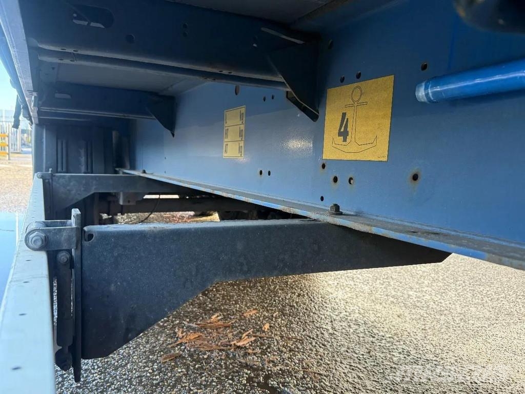Krone SD 3 AXLE + SLIDING ROOF + DHOLLANDIA LIFT Perdeli yari çekiciler