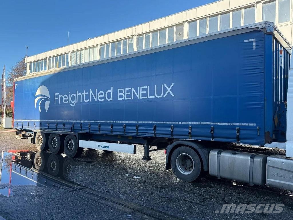 Krone SD 3 AXLE + SLIDING ROOF + DHOLLANDIA LIFT Perdeli yari çekiciler