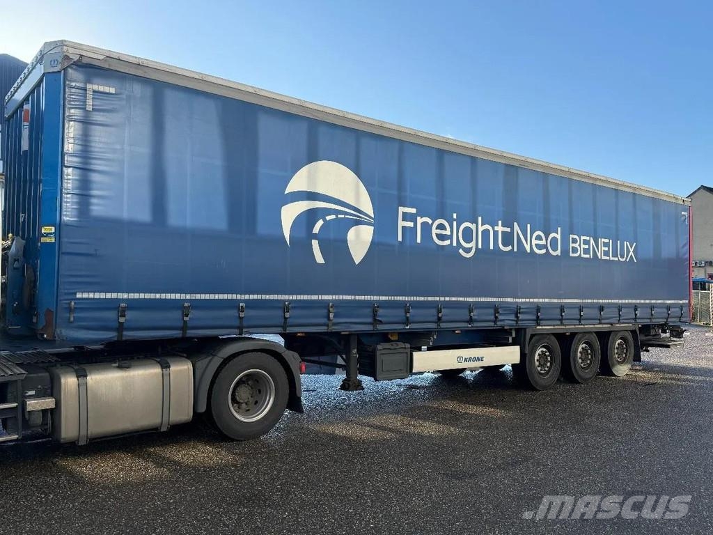 Krone SD 3 AXLE + SLIDING ROOF + DHOLLANDIA LIFT Perdeli yari çekiciler