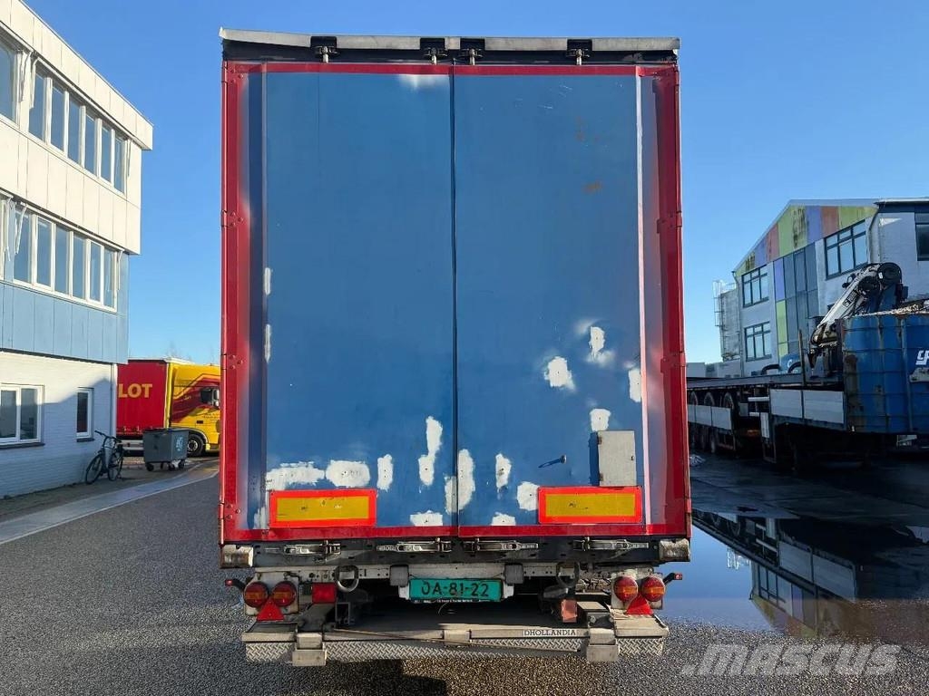 Krone SD 3 AXLE + SLIDING ROOF + DHOLLANDIA LIFT Perdeli yari çekiciler