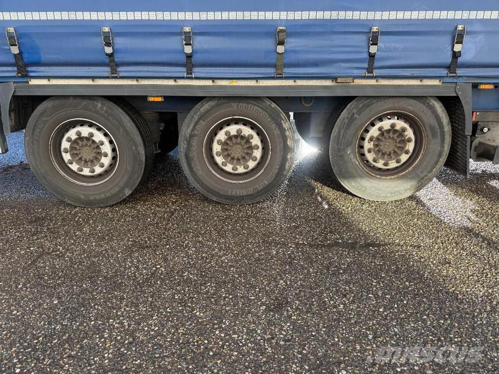 Krone SD 3 AXLE + SLIDING ROOF + DHOLLANDIA LIFT Perdeli yari çekiciler