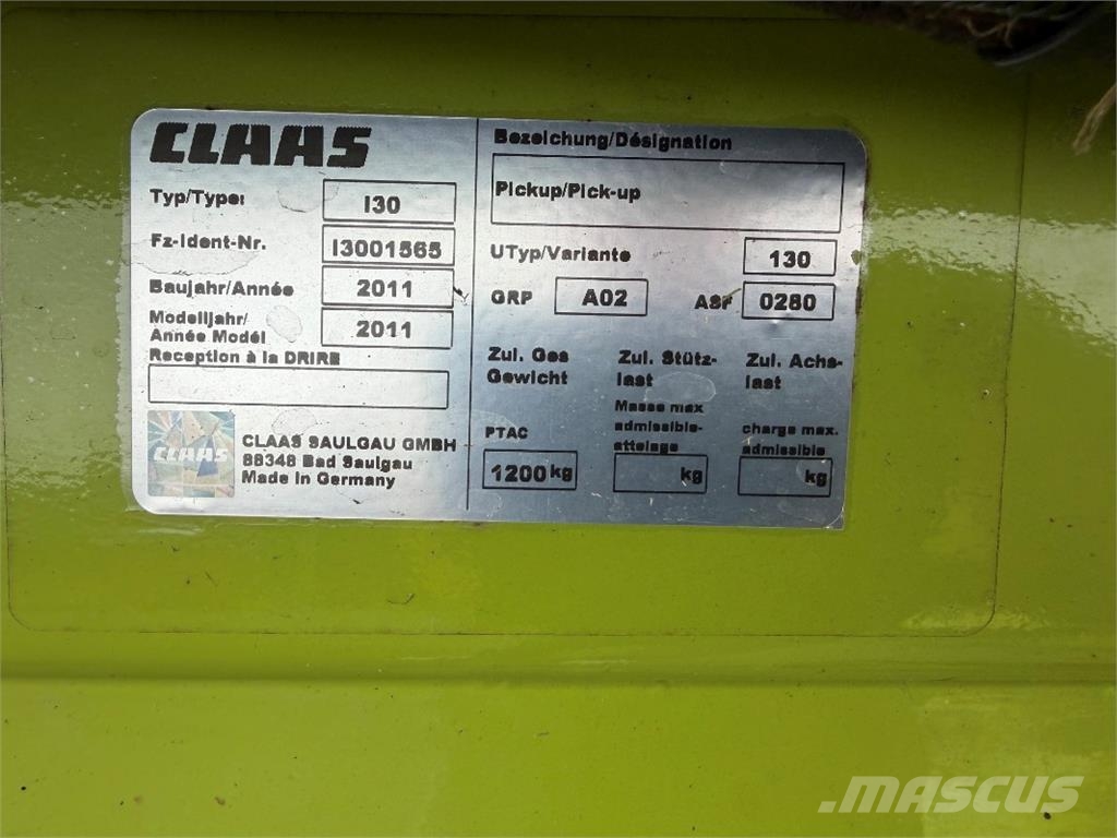 CLAAS PU 300 Pro T ماكينات زراعية - غير ذلك