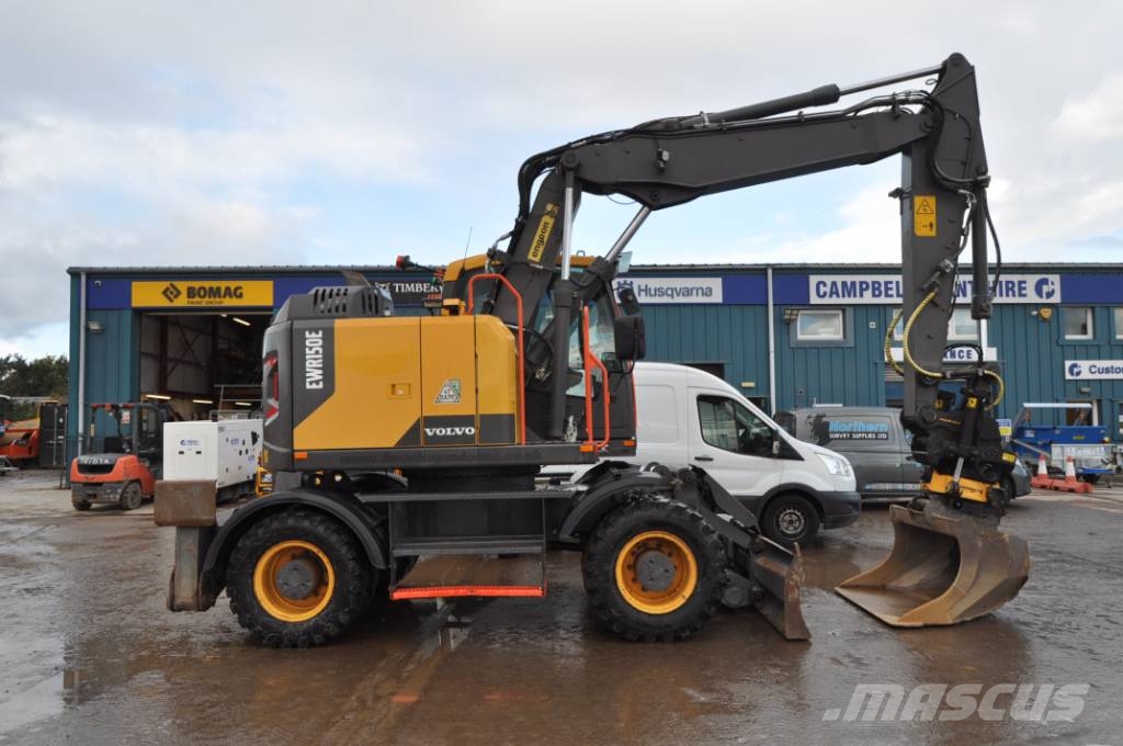 Volvo EWR 150 E Gumikerekes kotrók