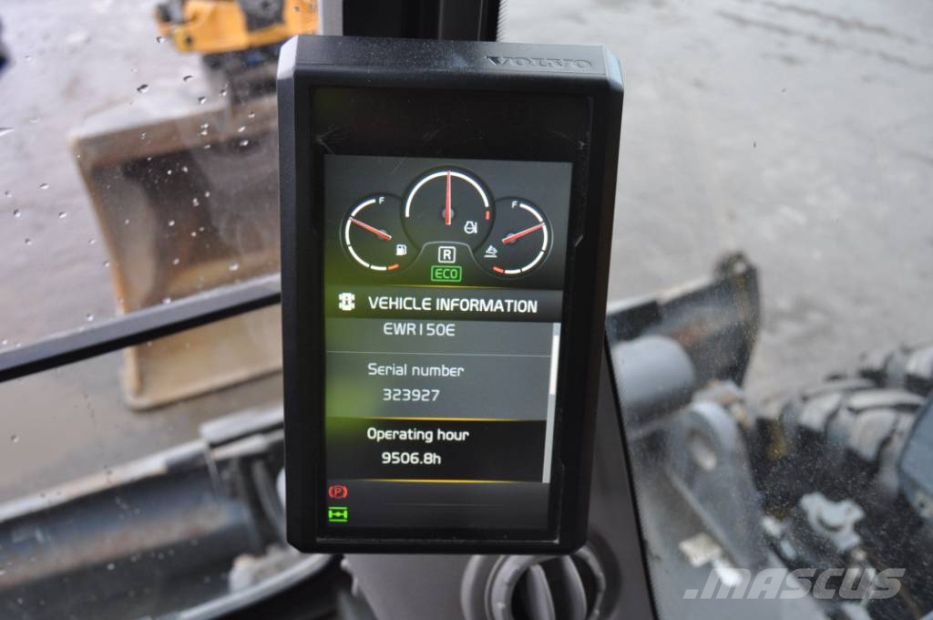 Volvo EWR 150 E Gumikerekes kotrók