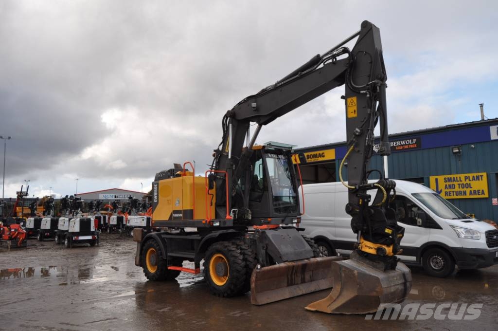 Volvo EWR 150 E Gumikerekes kotrók
