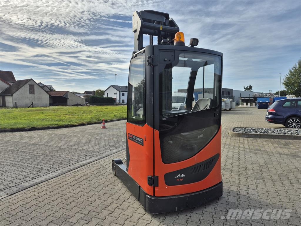 Linde R16 Vollkabine Schubmaststapler