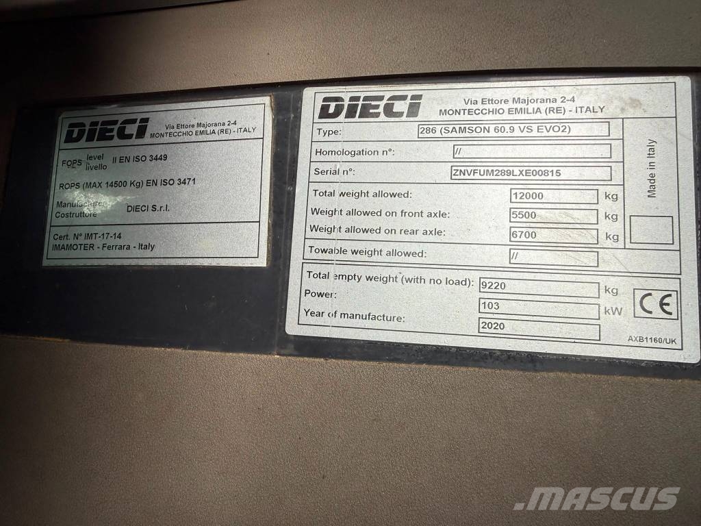 Dieci SAMSON 60.9 Teleskooplaadurid