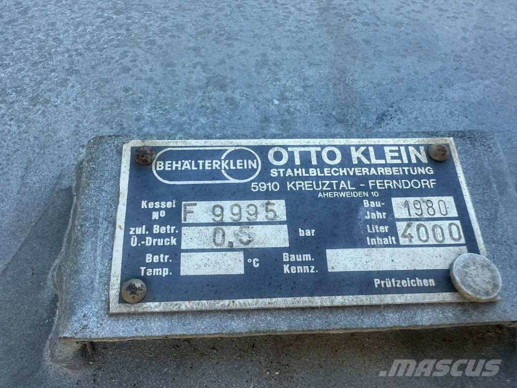 Otto Klein Wasserfass Muut perävaunut