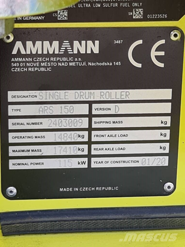 Ammann ARS 150 ST5 Valsetog