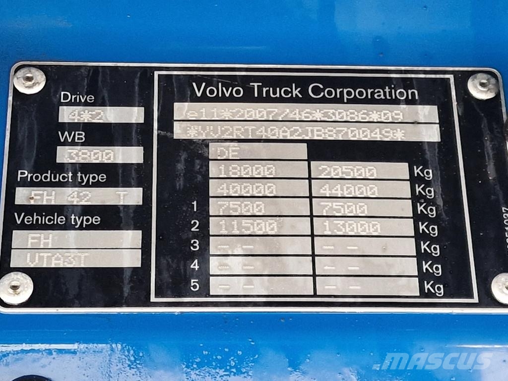 Volvo FH 13.500 Globetrotter 4x2 - PTO/Hydraulic - Navi Motrici e Trattori Stradali