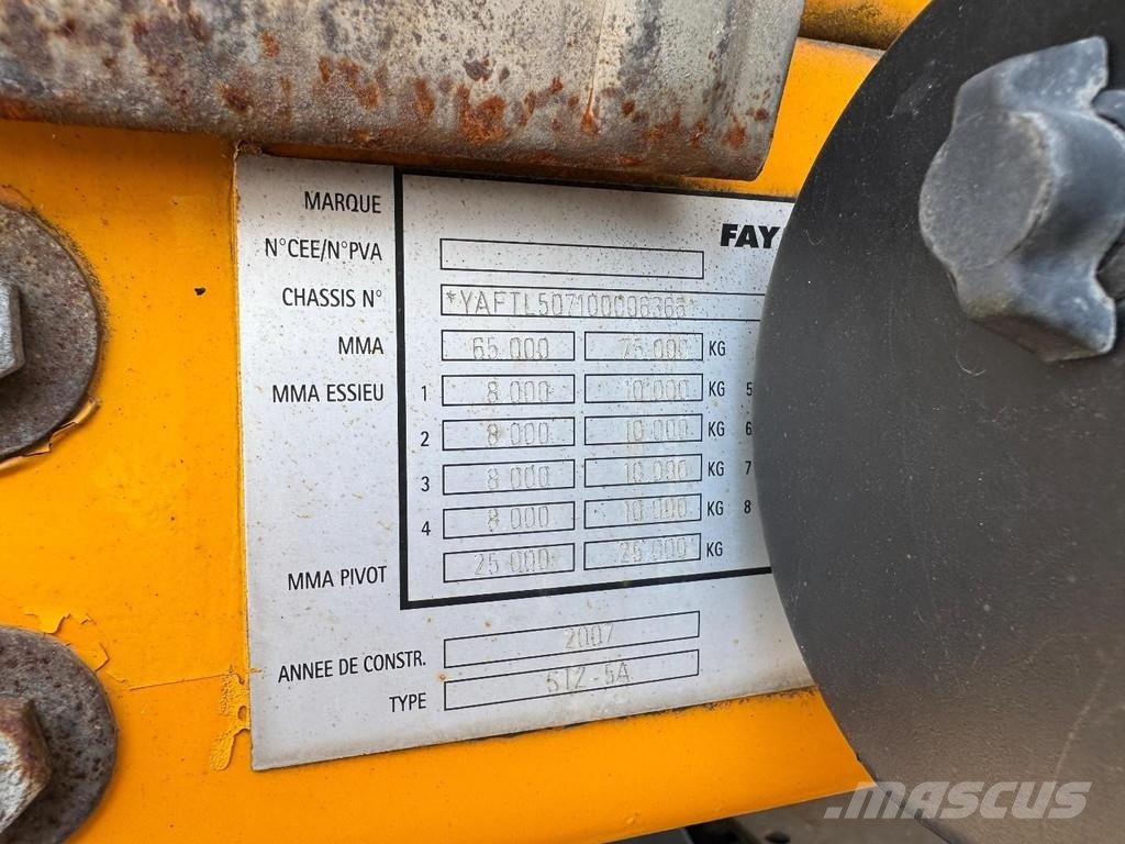 Faymonville STZ-5A 8,5M EXTENDABLE + 5 AXLE STEERING + SAF AXL Poluprikolice labudice