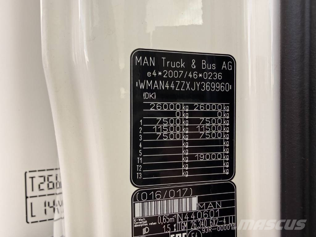 MAN TGM 26.340 6x2*4 Carrier Supra 1250 Nordic Temperature controlled trucks