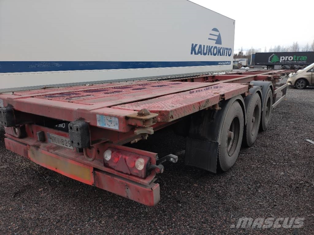Krone Suora konttiraami, purkutaso Containerframe/Skiploader semi-trailers