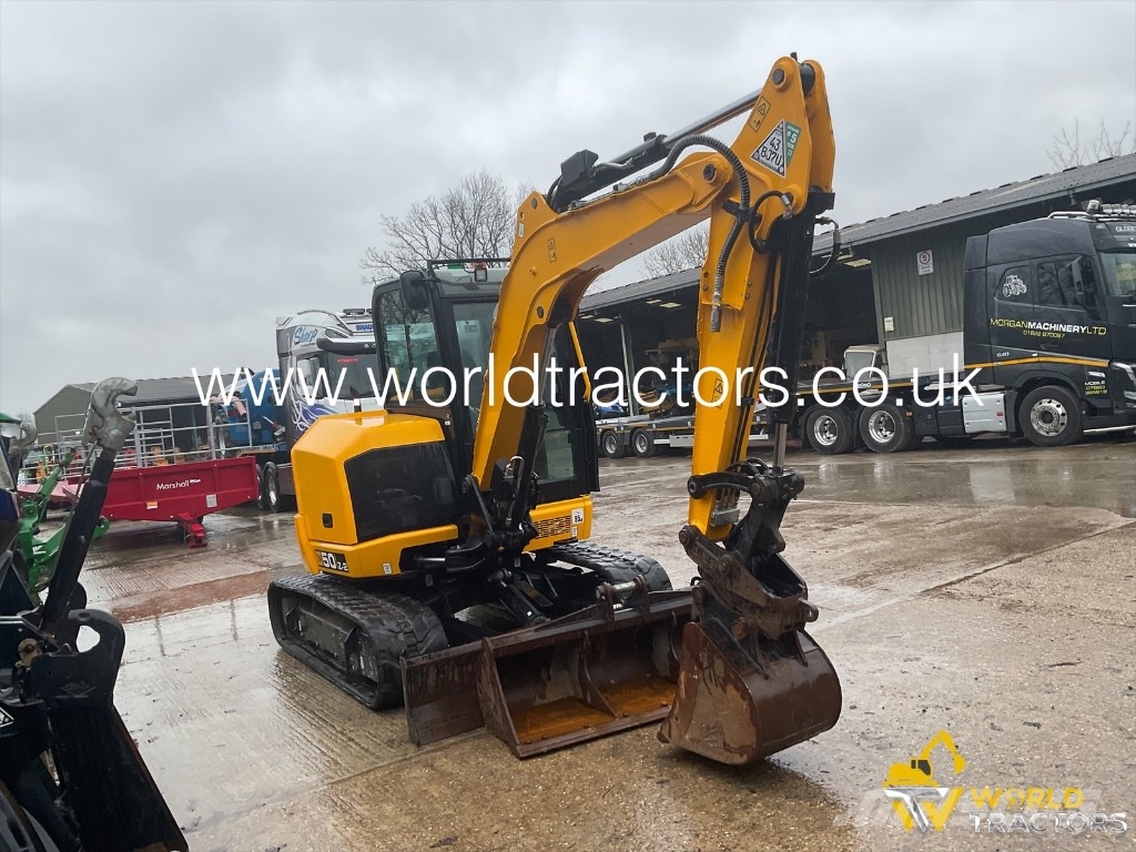 JCB 50 Z-2 Mini ekskavatörler, 7 tona dek