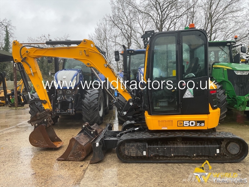 JCB 50 Z-2 Mini ekskavatörler, 7 tona dek