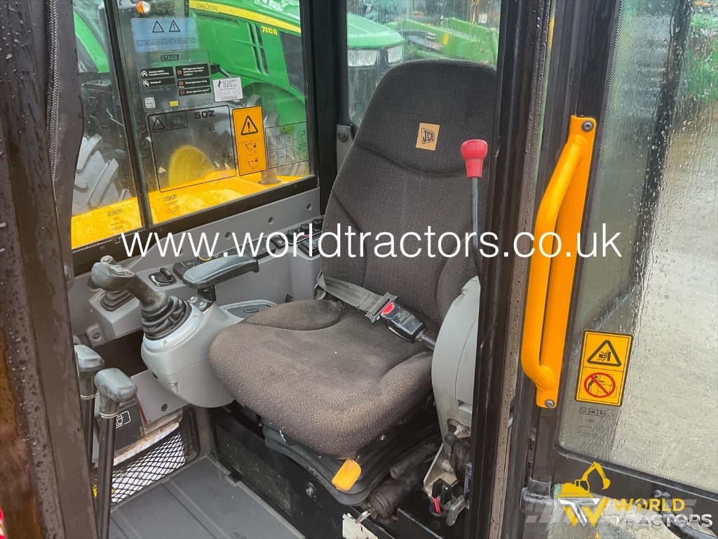 JCB 50 Z-2 Mini ekskavatörler, 7 tona dek
