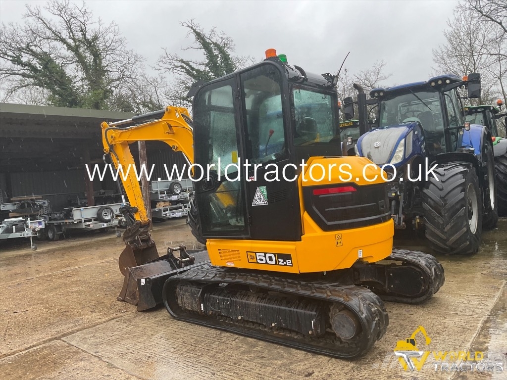 JCB 50 Z-2 Mini ekskavatörler, 7 tona dek