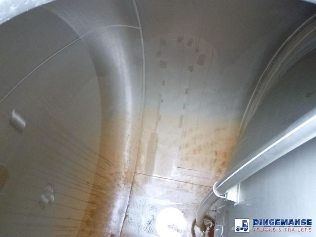 Van Hool Chemical tank inox L4BH 37.9 m3 / 7 comp Tankopleggers