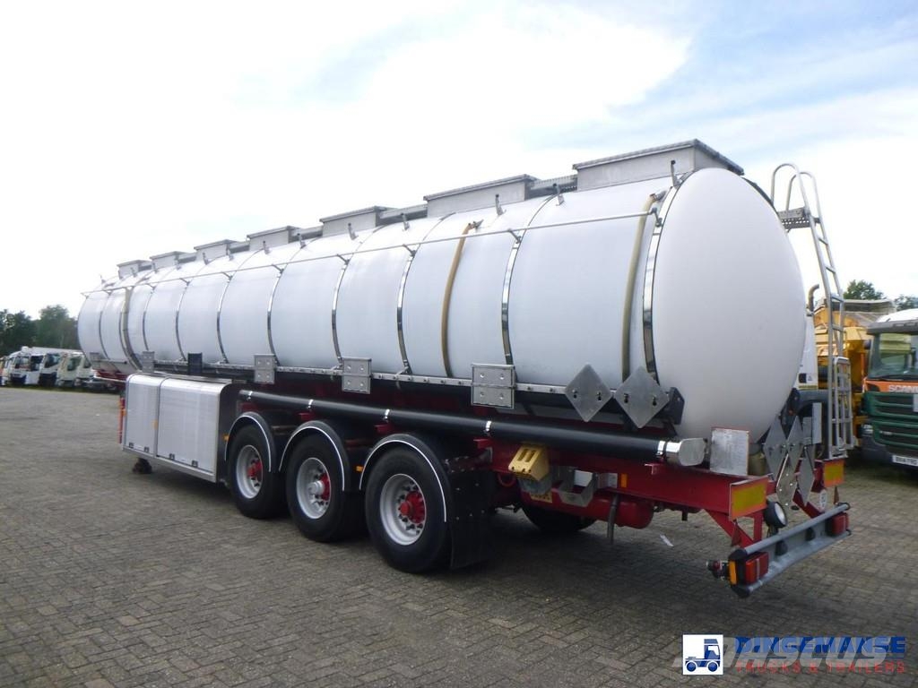 Van Hool Chemical tank inox L4BH 37.9 m3 / 7 comp Tankopleggers