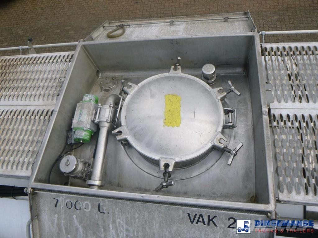 Van Hool Chemical tank inox L4BH 37.9 m3 / 7 comp Tankopleggers