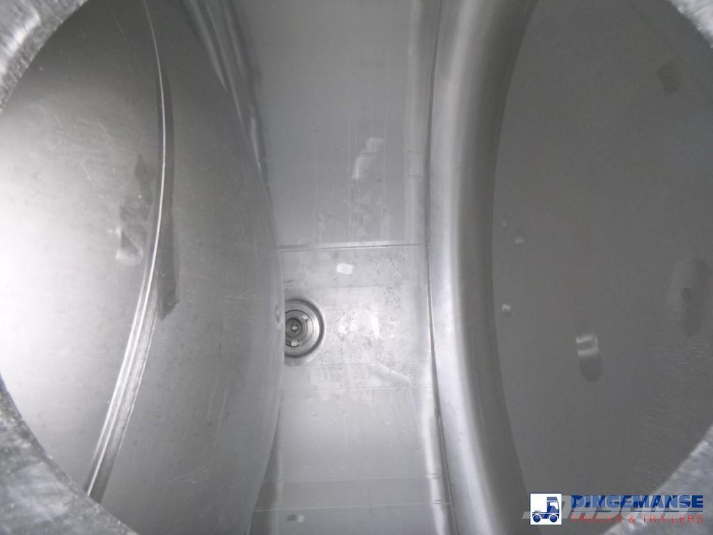 Van Hool Chemical tank inox L4BH 37.9 m3 / 7 comp Tankopleggers