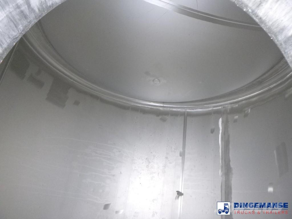 Van Hool Chemical tank inox L4BH 37.9 m3 / 7 comp Tankopleggers