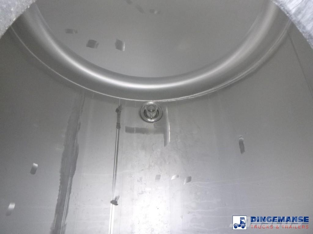 Van Hool Chemical tank inox L4BH 37.9 m3 / 7 comp Tankopleggers
