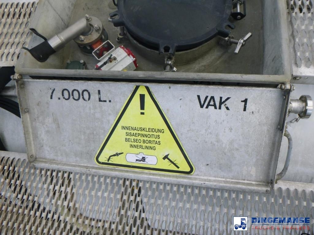 Van Hool Chemical tank inox L4BH 37.9 m3 / 7 comp Tankopleggers
