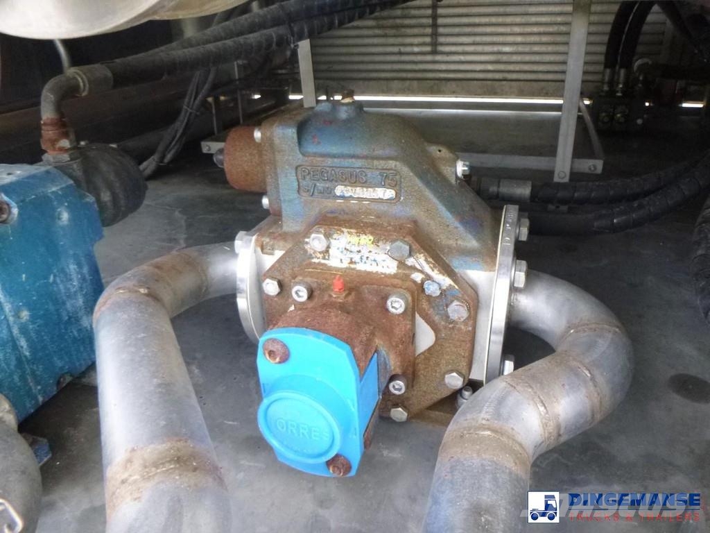 Van Hool Chemical tank inox L4BH 37.9 m3 / 7 comp Tankopleggers