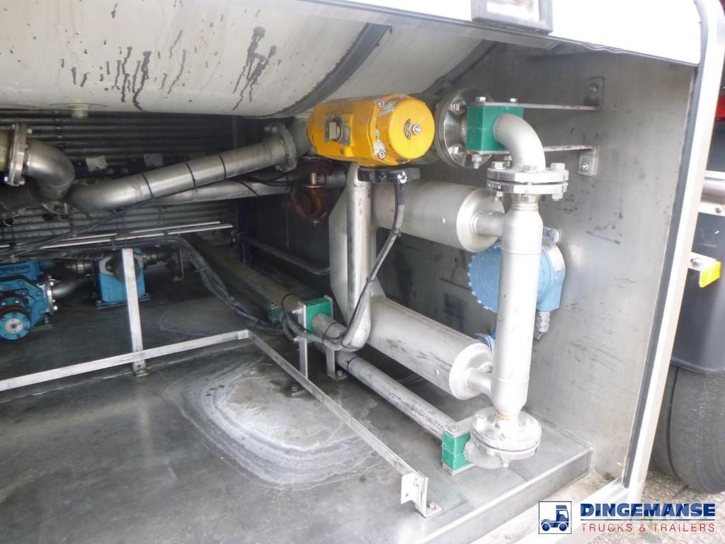 Van Hool Chemical tank inox L4BH 37.9 m3 / 7 comp Tankopleggers
