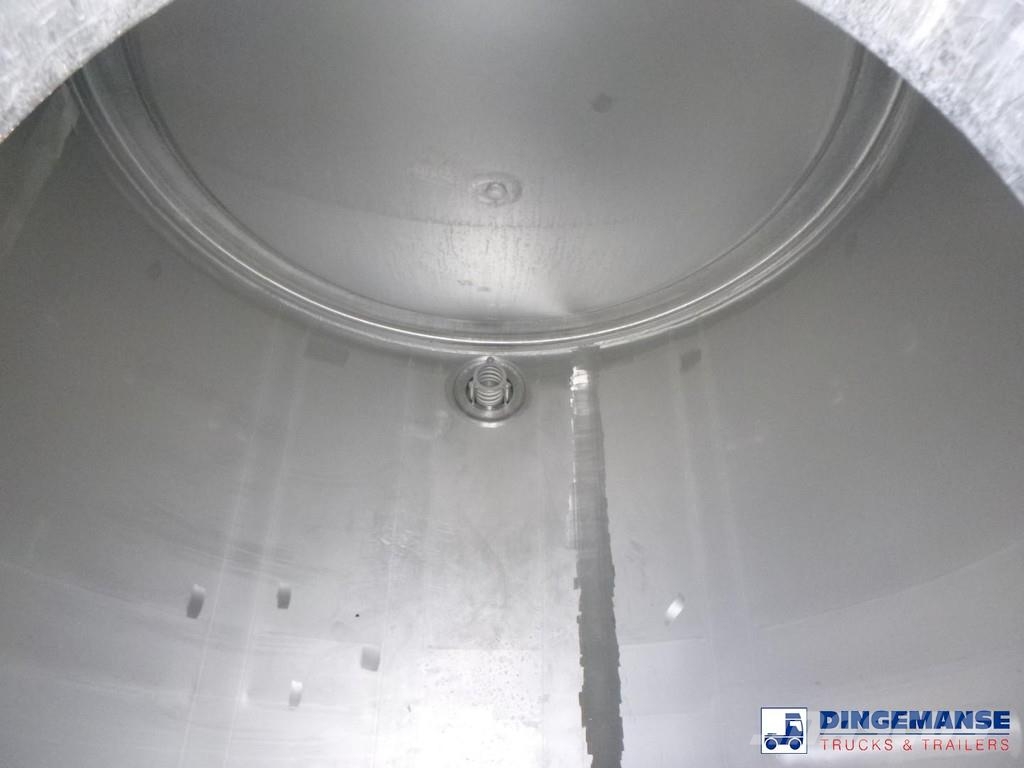Van Hool Chemical tank inox L4BH 37.9 m3 / 7 comp Tankopleggers