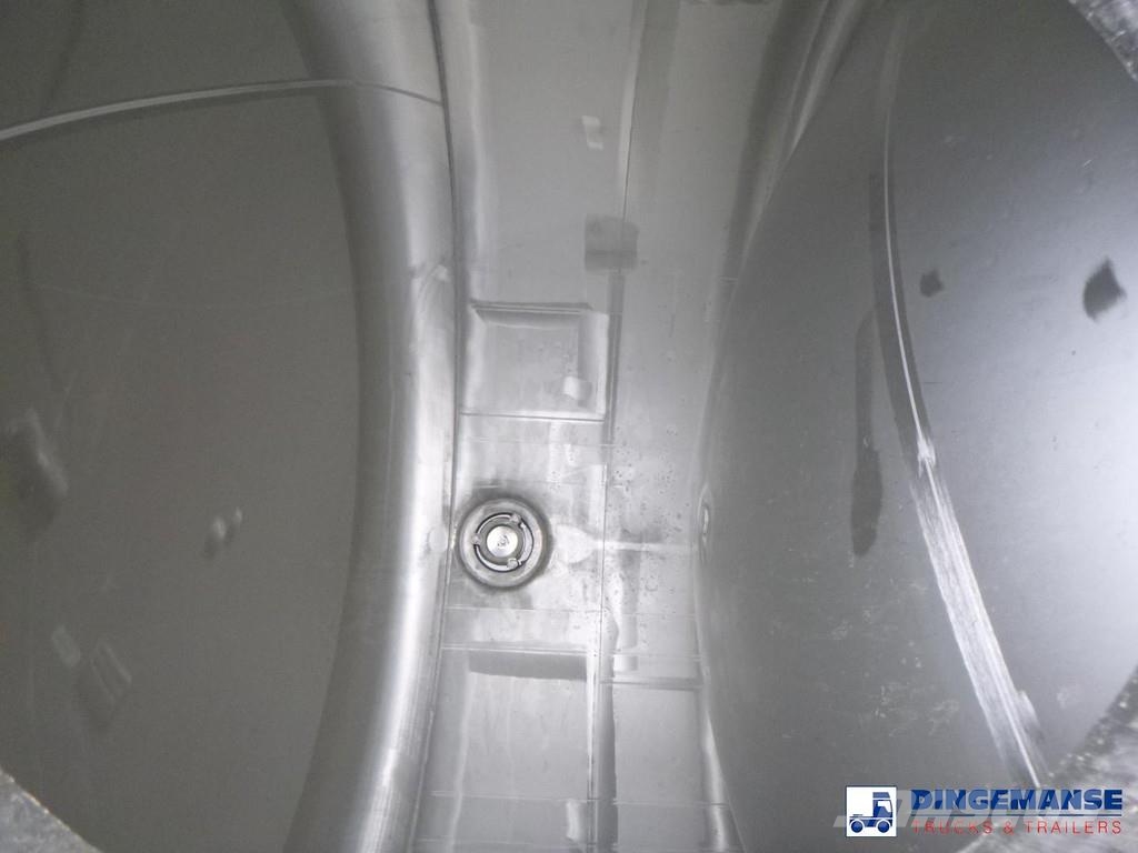 Van Hool Chemical tank inox L4BH 37.9 m3 / 7 comp Tankopleggers