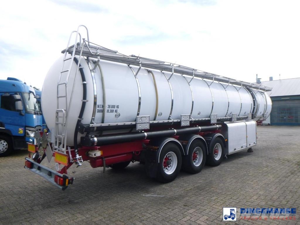 Van Hool Chemical tank inox L4BH 37.9 m3 / 7 comp Tankopleggers