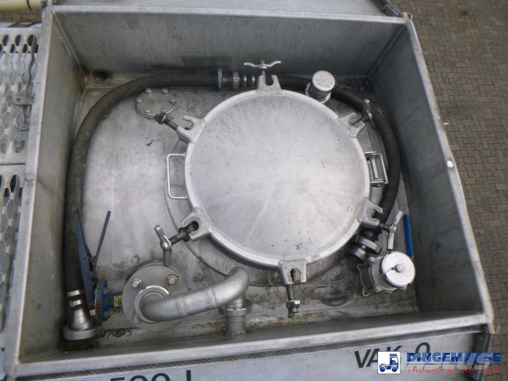 Van Hool Chemical tank inox L4BH 37.9 m3 / 7 comp Tankopleggers